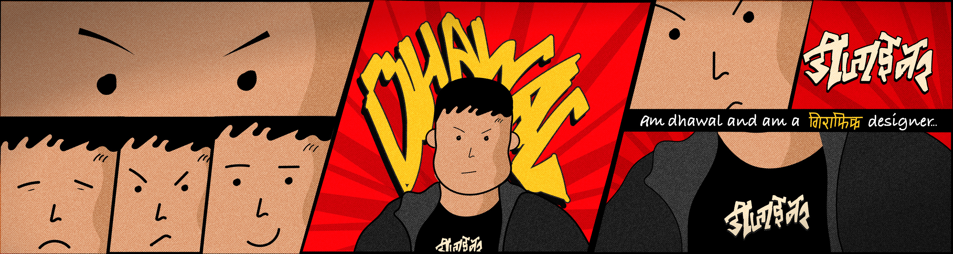 Just got lost in the world of doodles. 🎨✨ 7span anime anime boy anime poster anime style character comic character comic poster comic style designer doodle hindi typography pen tablet poster