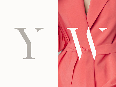 YW Brand brand fashion letters logo youwanna yw