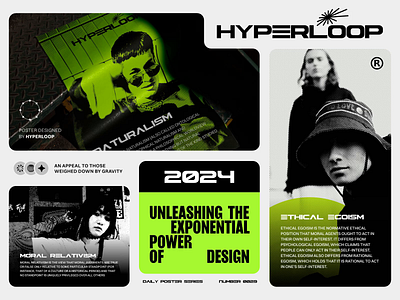 HYPERLOOP - Editorial Graphic brand designer branding design editorial flyer graphic design hypebeast illustration logo logo designer poster typography ui urban design vector