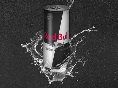 Red Bull Poster advertising branding graphic design