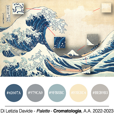 Palette Painting art graphic design hokusai kanagawa painting palette