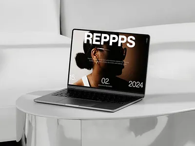 Reppps branding design talent agency typography ui ux website