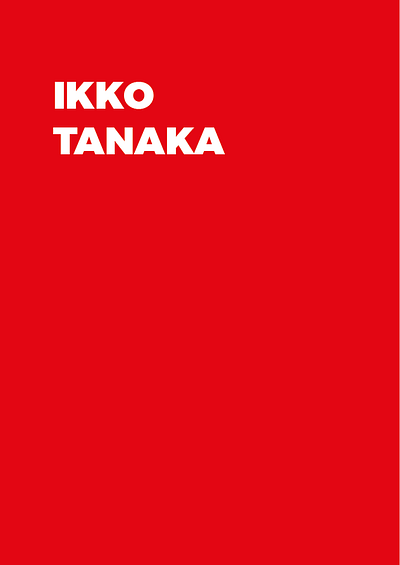Ikko Tanaka Booklet book booklet branding educational graphic design ikko tanaka