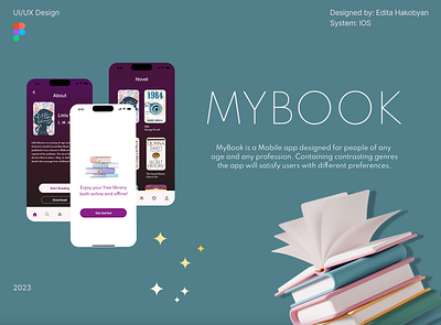 MyBook app appdesign design ui ux uxui