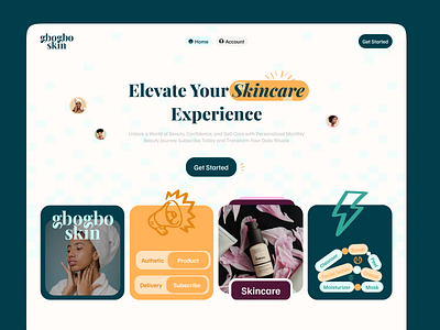 Gbogbo Skin design productdesign typography ui uidesign uiux website websitedesign