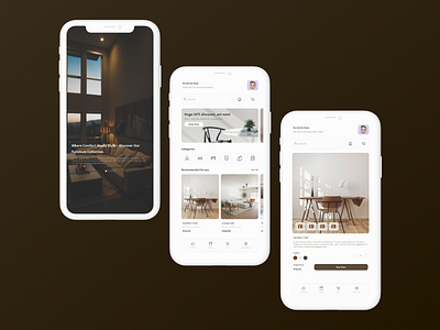 Furniture App app design ui ux