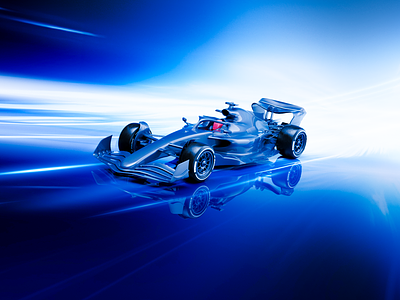 Quantum Speed. Wallpaper 3D Render 3d c4d cinema f1 formula1 graphic design maxon redshift render wallpaper