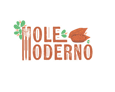 Mole moderno branding graphic design logo