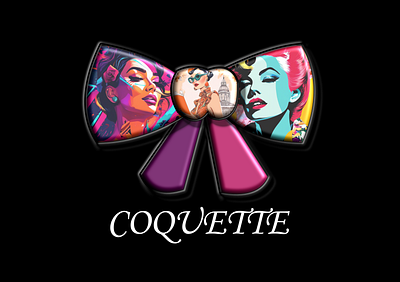 Coquette 3d ai art design graphic graphic content graphic design illustration print ui