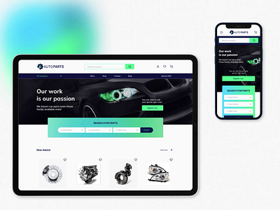 Marketplace Auto Parts auto auto parts autoparts marketplace design figma marketplace mobile design online store ui uiux uiux design web design website