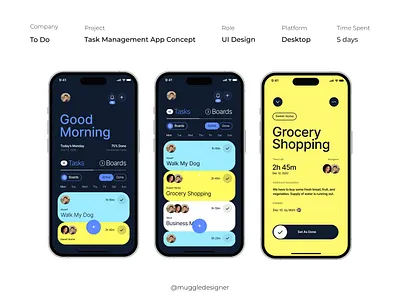 Task Management App Concept