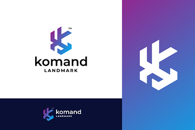 Landmark kogo design modern clean design. background branding creative design graphic design illustration logo logo design logodesign logotype