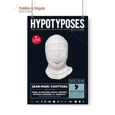 Hypotyposes Affiche design graphic design minimal typography