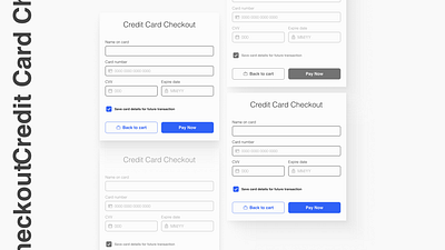 Credit Card Checkout