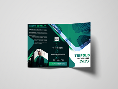 Trifold Company Brochure creative designs graphic design professional designs