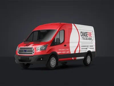 Chase Fire Van Wrap adobe illustrator bmw branding car car wrap decal design ford graphic design nissan truck van vector vehicle vehicle branding vehicle wrap vinyl wrap wrap design wrapping