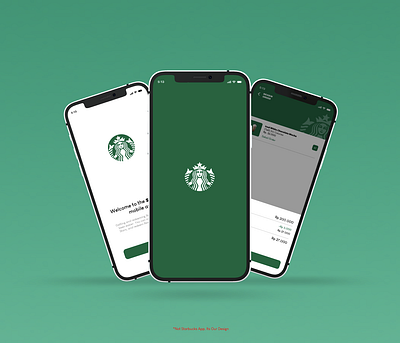 Starbucks UI UX Exploration graphic design ui