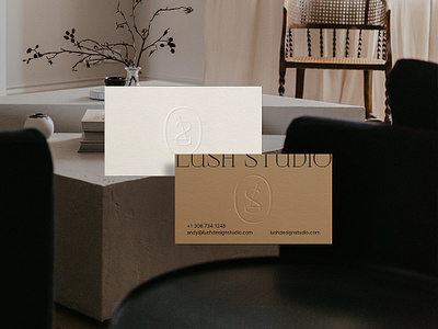 Lush Studio | Interior design businesscards design graphic design interior logo studio