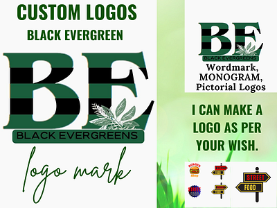 BLACK EVERGREEN - Logo Design abstract app logo branding creative logo gradient logo logo logo design logo designer logo icon minimal logo minimalist logo modern logo symbol vector website logo