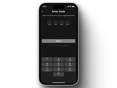 Code Field UI Design app black clean code creative dailyui design graphic minimal modern pin product design signin ui uiux user experience user interface ux
