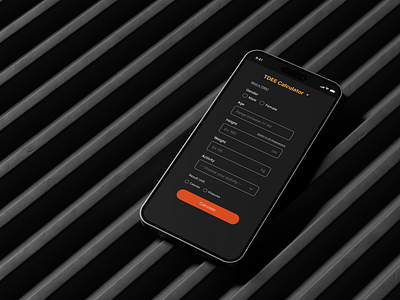 TDEE Calculator anthonyboydgraphics appdesign dailyui mobile ui