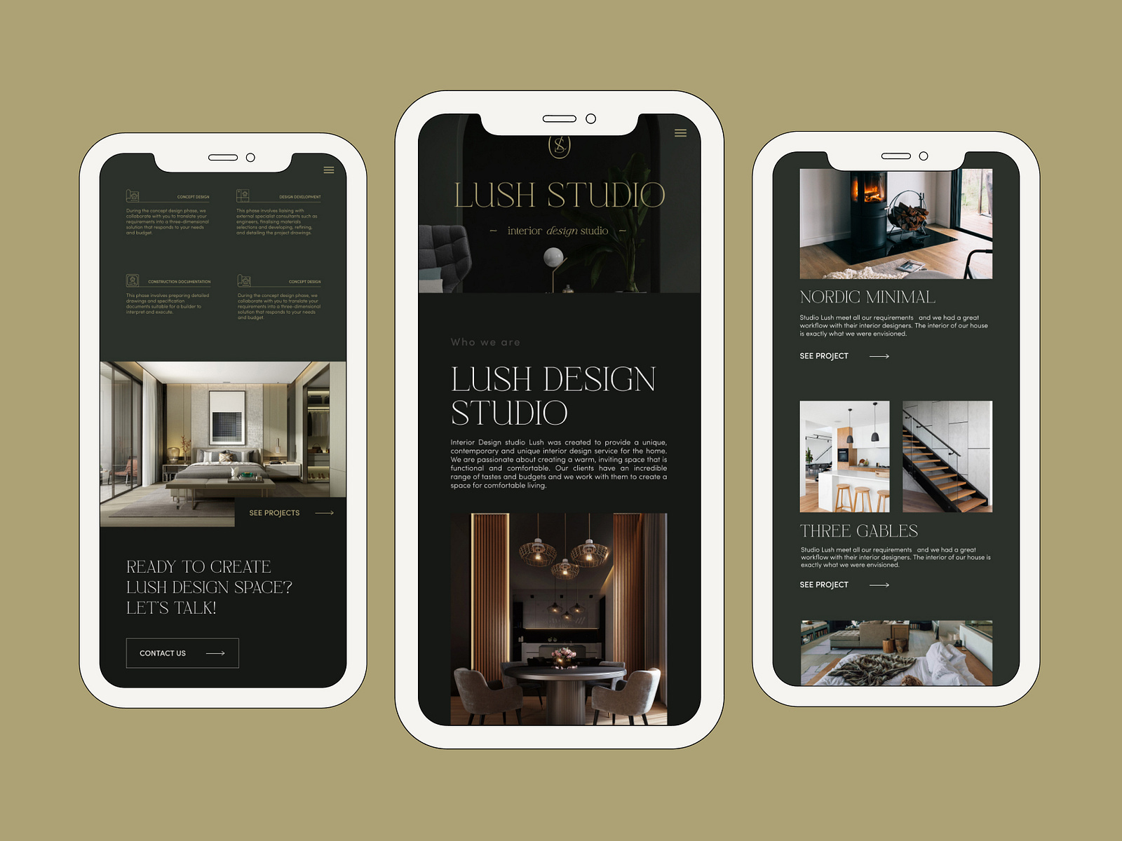 Lush Studio Interior design by Maria Bolinder on Dribbble