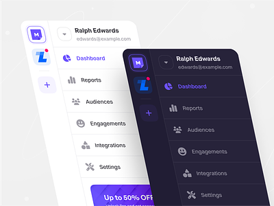 Analytical Dashboard Sidebar Navigation Menu Design analytical best dark dashboard design hire light menu minimal nav navigation navmenu sidebar top ui user experience user interface ux