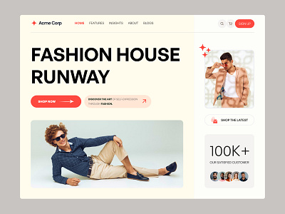 E-commerce- Fashion Website design e commerce web ecommerce ecommerce website fashion fashion web home page homepage landing landing page landingpage man fashion uidesign uiux web design webpage website