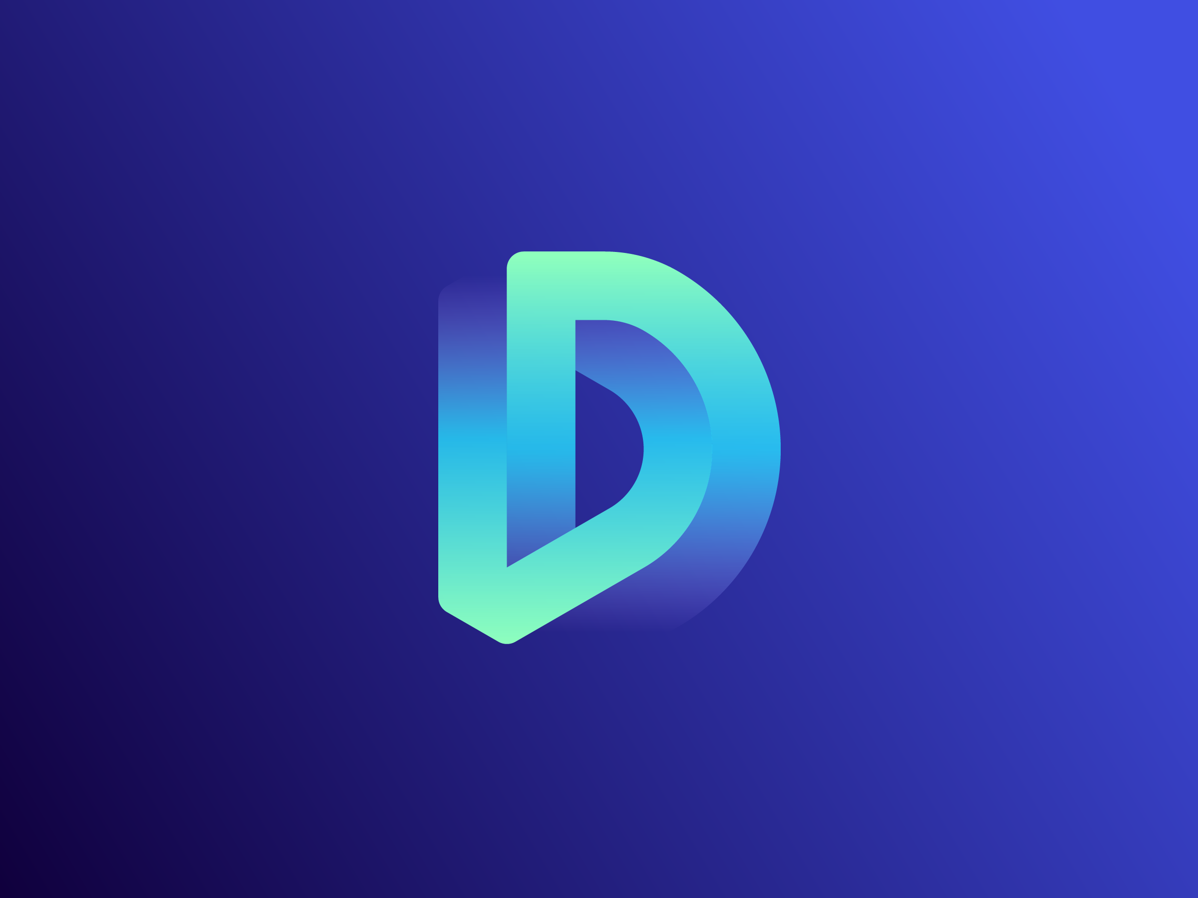 3D Letter D v2 – Logo Design / Web3 / Crypto // For SALE