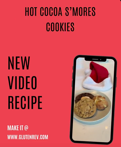 Gluten-free holiday cookie promo (video) branding food photography motion graphics