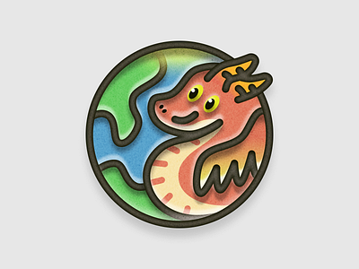 Happy Year of the Dragon 🐉 achievement badge chinese new year dragon icon logo lunar new year sticker