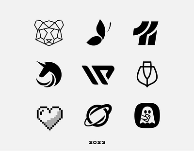 Logofolio 2023 logo logofolio logomaker logotype
