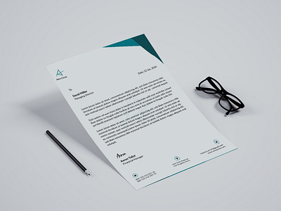 Professional Letterhead Design (Corporate) branding corporate corporate letterhead creative creative letterhead design flyer graphic design letterhead stationary design