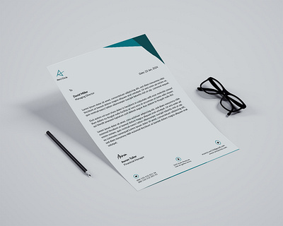 Professional Letterhead Design (Corporate) branding corporate corporate letterhead creative creative letterhead design flyer graphic design letterhead stationary design