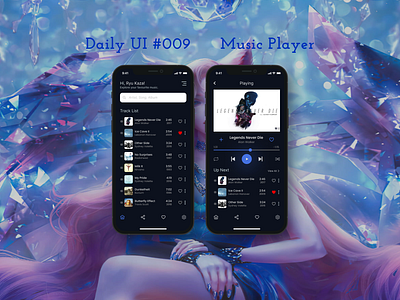 Daily UI #009 - Music Player daily ui day 009 favorites homepage mobile apps music player songs ui ux