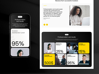 Investment Service Web Design ai tool branding design finance financial fintech graphic design interaction design interface investment investor responsive website smart ai ui user experience ux web web design website website design