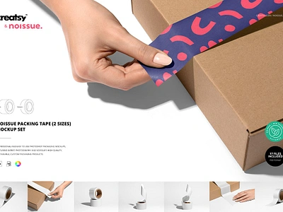 Noissue Packing Tape Mockup Set creatsy custom customizable design etsy mock mock up mockup mockups noissue noissue packing tape mockup set online personalized print printable printed printing shop template up