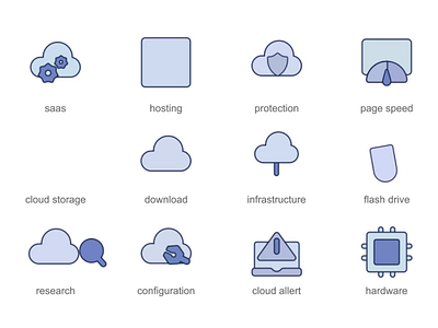 Cloud computing 2d animation cloud cloudcomputing computing design digital flat icon icons illustration innovation integration motion storage techicons technology virtualization