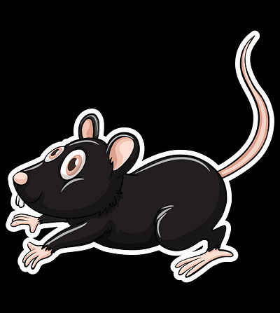 Rat 3d animation black rat branding cute rat graphic design hungry rat logo mouse pretty mouse rajfa rajfa design rat rats