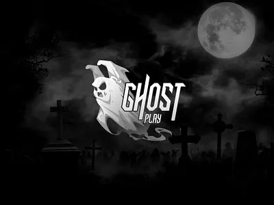 👻 Ghost themed Logo Design 3d anonymous branding clean edgy gamble game gaming ghost graphic design logo minimal modern motion graphics mystery website