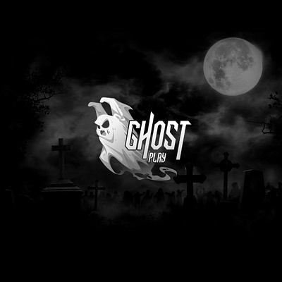 👻 Ghost themed Logo Design 3d anonymous branding clean edgy gamble game gaming ghost graphic design logo minimal modern motion graphics mystery website