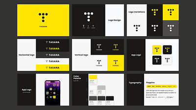 Tasana - Brand Guide app branding graphic design illustration logo saas typography