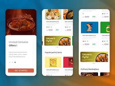 Mymemeal food app UI UX Design #rashfolio #mymemeal app branding design graphic design illustration logo rashfolio typography ui ux vector