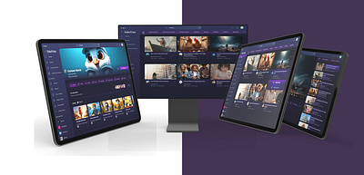 TubeVista - Video sharing Platform product design responsive design ui design ux designer video sharing platform web design