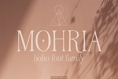 Mohria boho serif font script duo boho display display font duo font handwriting handwritten modern romantic script serif typeface
