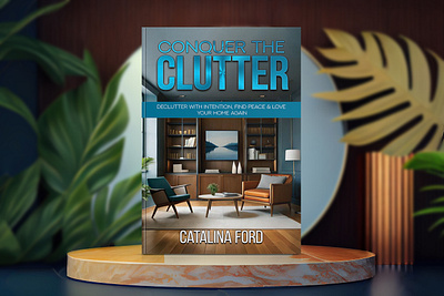 Conquer The Clutter book book art book cover art book cover design book cover mockup book design book illustration cover art creative book cover design ebook epic bookcovers graphic design kdp cover kindle book cover kindle cover minimal book cover modern book cover professional book cover unique book cover