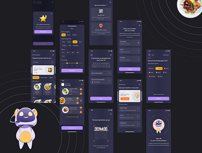 Food Delivery - Mobile App Design app design delivery app design design figma food app mobile app design ui ui design uiux user experience ux ux design