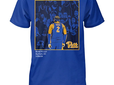 Pitt Basketball Blake Hinson Hang It In The Louvre Shirt