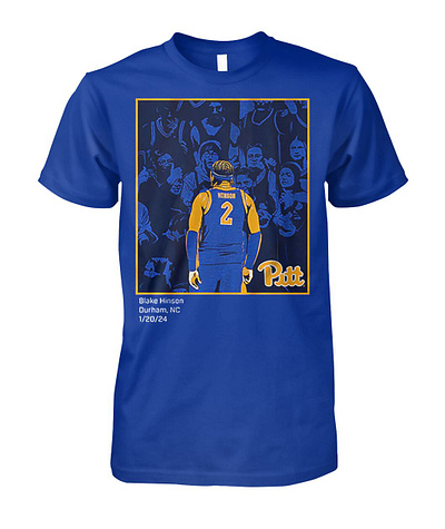 Pitt Basketball Blake Hinson Hang It In The Louvre Shirt