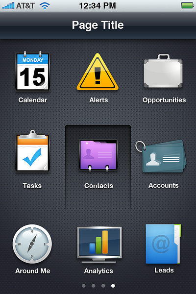 Oracle Mobile Icons android icons ios mobile ui ux visual